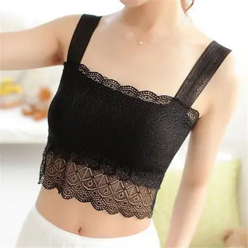 women sleeveless lace crop bandeau camisole top shirts camis
women sleeveless lace crop bandeau camisole top shirts camis