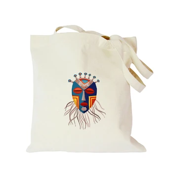 Original Canvas Tote Vintage Mask Cartoon Print Handbag Men or Women Shoulder Bag Kawaii Custom logo Shopping Bag hand bag 
Original Canvas Tote Vintage Mask Cartoon Print Handbag Men or Women Shoulder Bag Kawaii Custom logo Shopping Bag hand bag