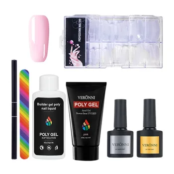 7pcs/set 6 colors Nail Extension Poly Gel Set With Nail Tips Dual Form Qiuck Dry Builder Gel Manicure Finger Extension Brush
7pcs/set 6 colors Nail Extension Poly Gel Set With Nail Tips Dual Form Qiuck Dry Builder Gel Manicure Finger Extension Brush