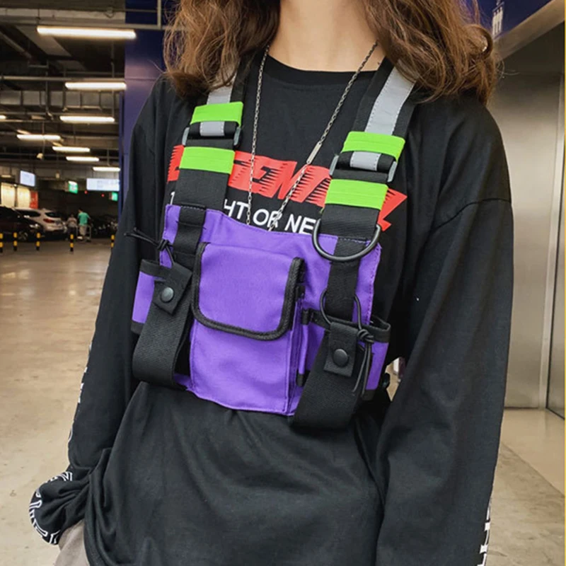 Ougger 2020 New Hip Hop Chest Bag Street Tactical Function Vest Chest Bag Cool Personality Reflective Vest Waist Bag
Ougger 2020 New Hip Hop Chest Bag Street Tactical Function Vest Chest Bag Cool Personality Reflective Vest Waist Bag