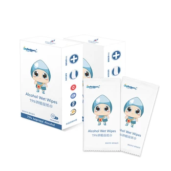 10pcs/box Portable Alcohol Swabs Pads Wet Wipes Antiseptic Cleaning Disinfection Sterilization First Aid Home Makeup Anti Germs
10pcs/box Portable Alcohol Swabs Pads Wet Wipes Antiseptic Cleaning Disinfection Sterilization First Aid Home Makeup Anti Germs
