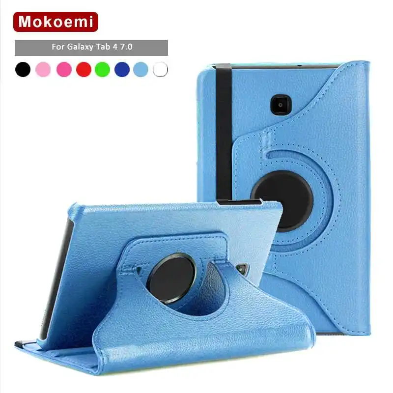 

Mokoemi 360 Rotation Flip Stand 7.0"For Samsung Galaxy Tab 4 7.0 Case For Samsung Galaxy Tab 4 7.0 T230 T235 Tablet Case Cover