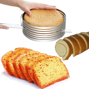 Mousse Mold Layer Cake Cut Tools Cake Slicer Device Mold Bakeware Cooking Cake RingTool Metal Circle Adjustable Cake Pans 
Mousse Mold Layer Cake Cut Tools Cake Slicer Device Mold Bakeware Cooking Cake RingTool Metal Circle Adjustable Cake Pans