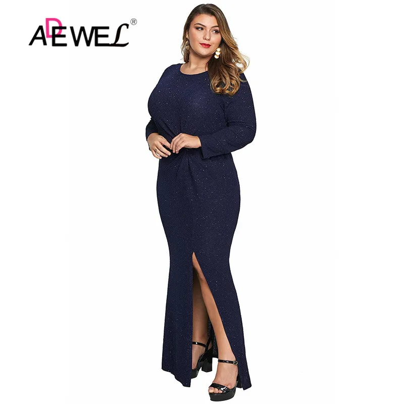 ADEWEL Apricot Plus Size Long Sleeve Twist Detail Maxi Metallic Dress Elegant Women High Waist Maxi New Fashion Party Dresses
ADEWEL Apricot Plus Size Long Sleeve Twist Detail Maxi Metallic Dress Elegant Women High Waist Maxi New Fashion Party Dresses