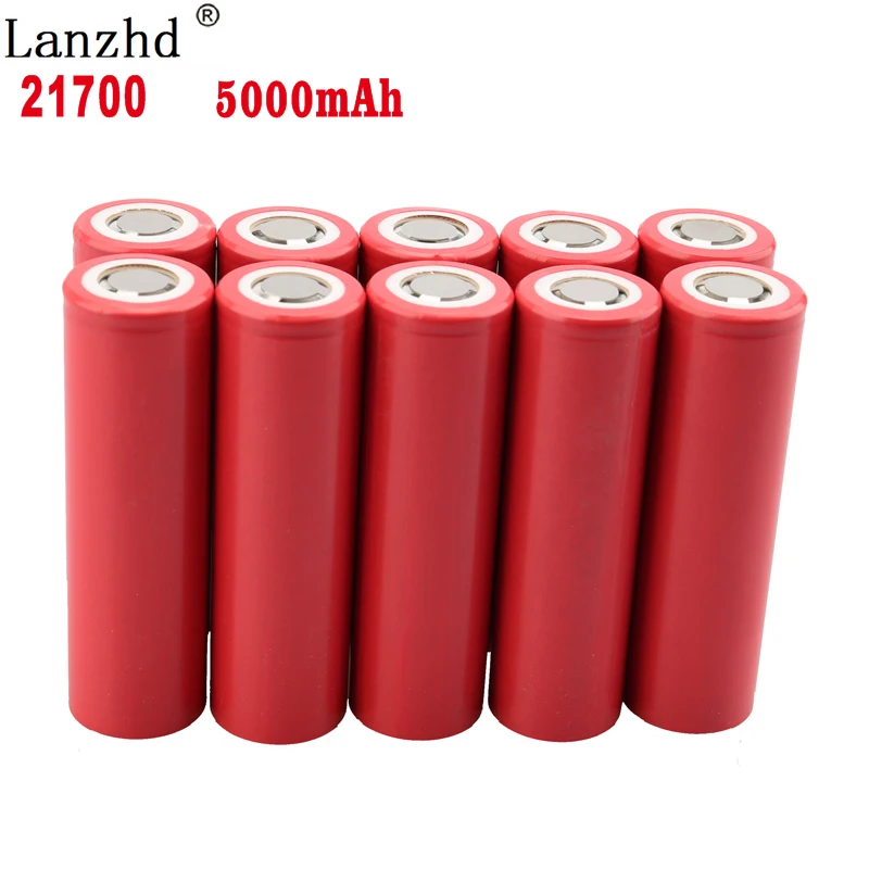 10PCS 21700 5C Power battery 21700 batteries lithium 5000mah Li-lon 4.2V battery for Electric drill Toy Electronic cigarettes
10PCS 21700 5C Power battery 21700 batteries lithium 5000mah Li-lon 4.2V battery for Electric drill Toy Electronic cigarettes