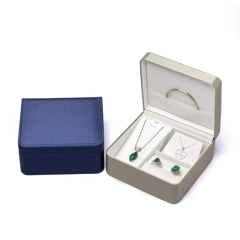 2020 New Arrival PU Brushed Sales Terminal Multifunctional Jewelry Ring Earring Box Bracelet Plastic Velvet Cloth Female
2020 New Arrival PU Brushed Sales Terminal Multifunctional Jewelry Ring Earring Box Bracelet Plastic Velvet Cloth Female