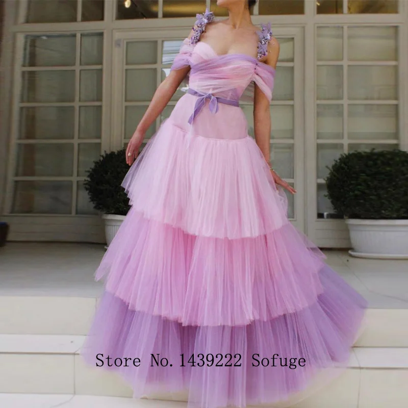 Multi-color Lilac Tiered Evening Dresses Prom Butterfly Beads Off The Shoulder Vestidos De Fiesta Robe De Soiree Plus Size
Multi-color Lilac Tiered Evening Dresses Prom Butterfly Beads Off The Shoulder Vestidos De Fiesta Robe De Soiree Plus Size