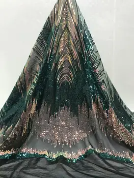 Latest Green Gold African Embroidery Tulle Lace Fabric 2019 High Quality French Milk Silk Lace Fabric With Sequins 5 Yards
Latest Green Gold African Embroidery Tulle Lace Fabric 2019 High Quality French Milk Silk Lace Fabric With Sequins 5 Yards