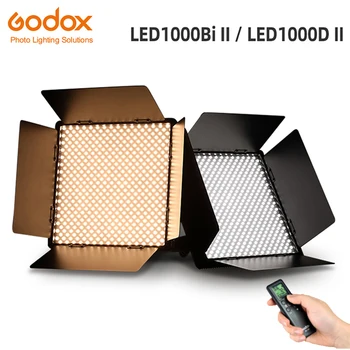 Godox LED Video Light LED1000BI II Bi-color LED1000D II LED DMX Port CRI 96 TLCI 98 with Remote Control LED Continuous Light
Godox LED Video Light LED1000BI II Bi-color LED1000D II LED DMX Port CRI 96 TLCI 98 with Remote Control LED Continuous Light