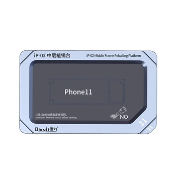 QIANLI middle layer Board fixture pcb holder reballing platform with BGA reballing stencil for iphone X XS XSMAX 11 11PRO PROMAX
QIANLI middle layer Board fixture pcb holder reballing platform with BGA reballing stencil for iphone X XS XSMAX 11 11PRO PROMAX