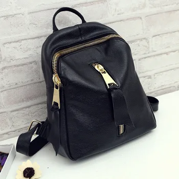 Leather Backpack Women's Bag 2020 Spring New Leather Backpack Simple Wild Leisure Travel Backpack Student School Bag
Leather Backpack Women's Bag 2020 Spring New Leather Backpack Simple Wild Leisure Travel Backpack Student School Bag