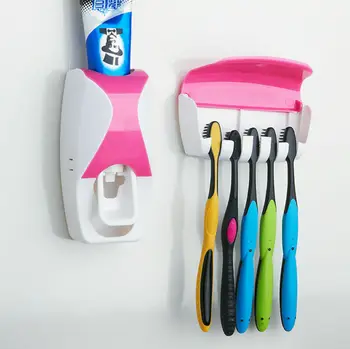 1 Set Automatic Toothpaste Dispenser Plastic Lazy 5 Toothbrush Holder Squeezer Bathroom Shelves Bathing Accessories
1 Set Automatic Toothpaste Dispenser Plastic Lazy 5 Toothbrush Holder Squeezer Bathroom Shelves Bathing Accessories