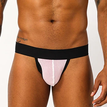 Men Sexy Elastic Jock Strap Briefs Hip Lifting Breathable Sissy G-String T-Back Men's Striped Sexy Briefs
Men Sexy Elastic Jock Strap Briefs Hip Lifting Breathable Sissy G-String T-Back Men's Striped Sexy Briefs