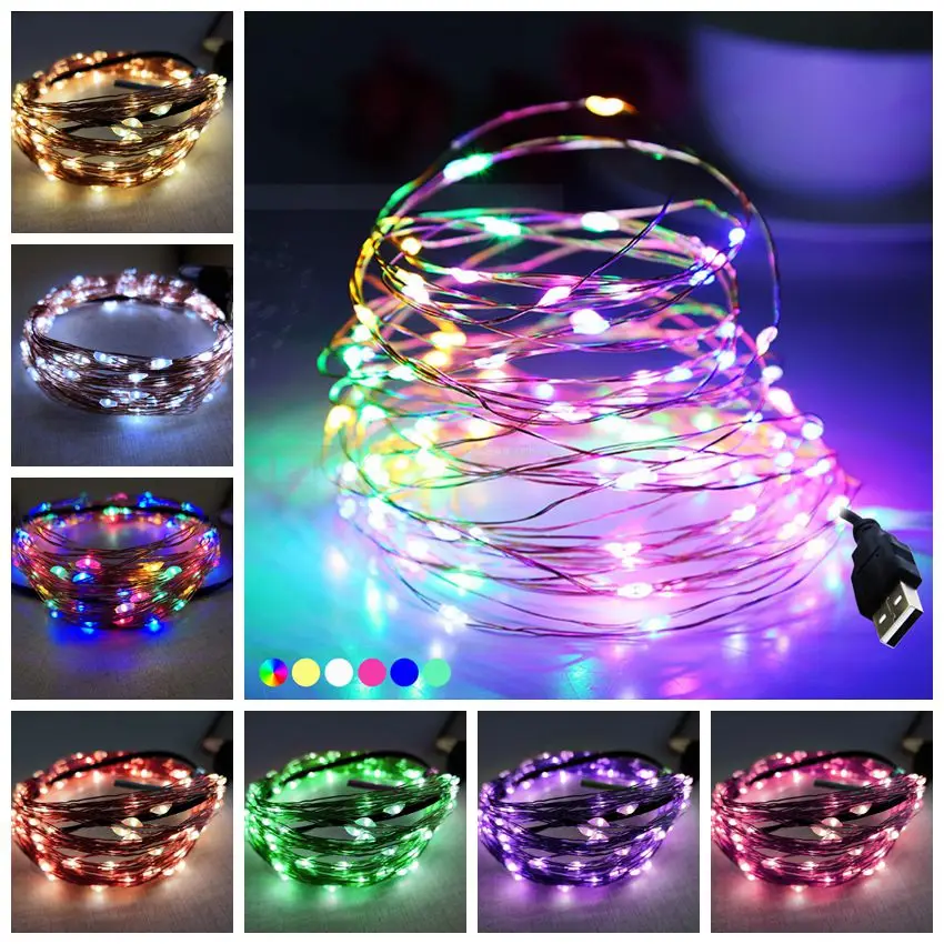 Fairy 1/5/10/20M USB Power Operated LED Copper Wire String Lights For Wedding Garland Festival Party Home Decoration Lamp
Fairy 1/5/10/20M USB Power Operated LED Copper Wire String Lights For Wedding Garland Festival Party Home Decoration Lamp
