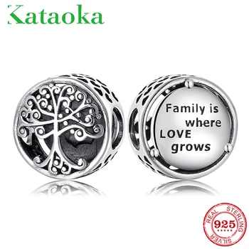 Real 925 Sterling Silver Tree of life Family Grown in Love Charms Beads for jewelry making fit charm European Bracelets Bangles
Real 925 Sterling Silver Tree of life Family Grown in Love Charms Beads for jewelry making fit charm European Bracelets Bangles