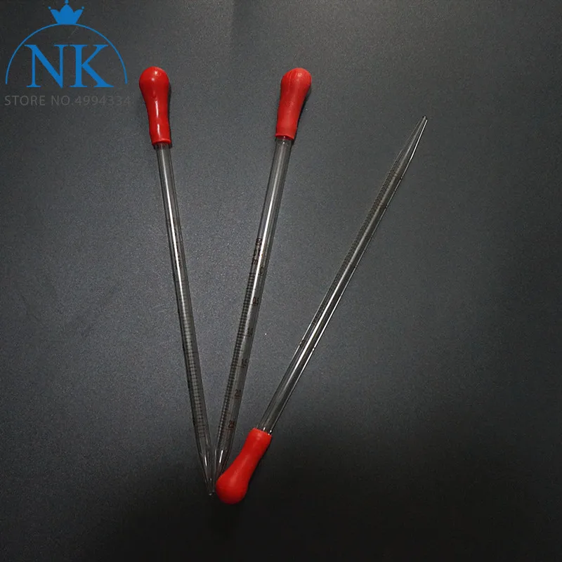 10pcs 0.5ml 1ml 2ml 3ml Glass Graduated Dropper Pipette Measuring Transfer Pipette With Red Rubber Suction Bulb
10pcs 0.5ml 1ml 2ml 3ml Glass Graduated Dropper Pipette Measuring Transfer Pipette With Red Rubber Suction Bulb