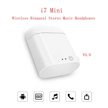 TWS i7 Mini wireless Bluetooth5.0 earphones with 300mAh battery compartment Stereo music headset for music/sports/driving
TWS i7 Mini wireless Bluetooth5.0 earphones with 300mAh battery compartment Stereo music headset for music/sports/driving