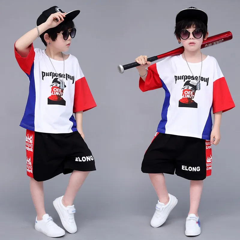Children Boys Clothes set Summer Short Sleeve T-Shirt Round Collar Tops+Loose Hip-Hop Print Shorts #25A
Children Boys Clothes set Summer Short Sleeve T-Shirt Round Collar Tops+Loose Hip-Hop Print Shorts #25A