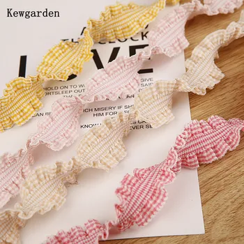 Kewgarden 20mm 3/4" Ruffle Plaid Elasticity Ribbon DIY Hairband Accessories Hat Decoration Handmade Tape Packing Riband 10 Yards
Kewgarden 20mm 3/4" Ruffle Plaid Elasticity Ribbon DIY Hairband Accessories Hat Decoration Handmade Tape Packing Riband 10 Yards
