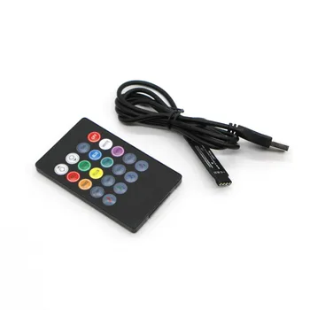 5V RGB Controller LED Strip 20Key Music Controller Micro USB 5 V LED Controller 2835 5050 lighting Strip Wireless Remote Control 
5V RGB Controller LED Strip 20Key Music Controller Micro USB 5 V LED Controller 2835 5050 lighting Strip Wireless Remote Control