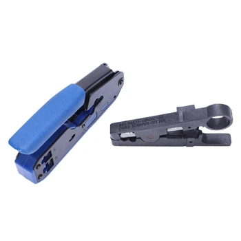 RJ45 Tool Network Crimper Crimping Tools Stripper Cutter Ethernet Cable Fit RJ45 Cat6 Cat5E Cat5 Cat3 RJ11 RJ12 Connector
RJ45 Tool Network Crimper Crimping Tools Stripper Cutter Ethernet Cable Fit RJ45 Cat6 Cat5E Cat5 Cat3 RJ11 RJ12 Connector