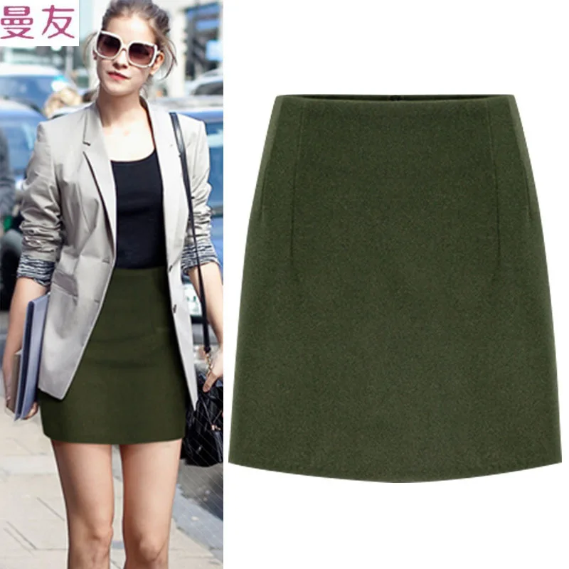 Man Friends Skirt Woolen A- line Skirt Spring Autumn Winter New Style Slim Fit Sheath Short Skirt Solid Color Skirt
Man Friends Skirt Woolen A- line Skirt Spring Autumn Winter New Style Slim Fit Sheath Short Skirt Solid Color Skirt