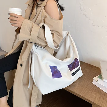Large Canvas Bag Women Light Big Shoulder Bag Soft Crossbody Bags for Women 2020 Women's Bag Luxury Handbags Women Bags Designer
Large Canvas Bag Women Light Big Shoulder Bag Soft Crossbody Bags for Women 2020 Women's Bag Luxury Handbags Women Bags Designer