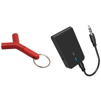Earphone Splitter Y Type o(Red) with 2 in 1 Bluetooth 5.0 USB Transceiver Receive o Adapter
Earphone Splitter Y Type o(Red) with 2 in 1 Bluetooth 5.0 USB Transceiver Receive o Adapter