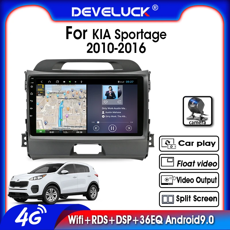 Car Radio Android 9.0 Player For Kia Sportage 3 4 SL 2010-2016 Multimedia Video Player GPS Stereos 4G Split Screen with CANBUS
Car Radio Android 9.0 Player For Kia Sportage 3 4 SL 2010-2016 Multimedia Video Player GPS Stereos 4G Split Screen with CANBUS