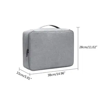 Double Layer Document Ticket Bag Zipper Storage Large Capacity Certificates File XXUC
Double Layer Document Ticket Bag Zipper Storage Large Capacity Certificates File XXUC