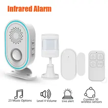 Home Alarm System Wireless 433MHz Smart Home Strobe Siren Motion Sensor Infrared PIR Human Detection Window Store 23 Songs
Home Alarm System Wireless 433MHz Smart Home Strobe Siren Motion Sensor Infrared PIR Human Detection Window Store 23 Songs