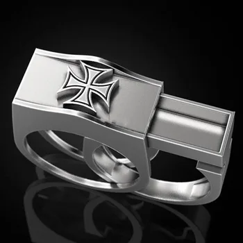 Fashion Punk Style Men Ring Exquisite Viking Paladin Ring Secret Compartment Coffin Anniversary Hip Hop Men Women Jewelry
Fashion Punk Style Men Ring Exquisite Viking Paladin Ring Secret Compartment Coffin Anniversary Hip Hop Men Women Jewelry