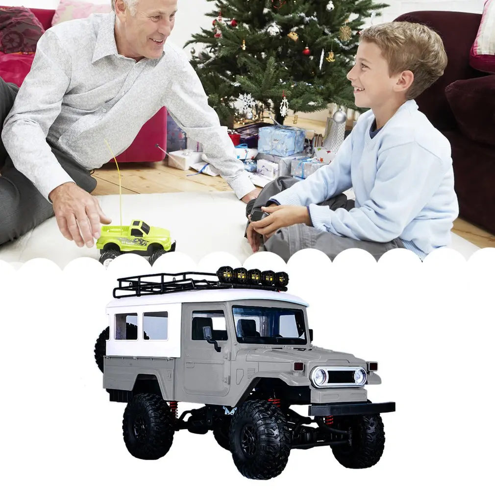 RC Car MN40 1:12 Scale 2.4G 4WD Off-Road Vehicle Multiple Color LED Light Remote Control Climbing Car Truck D90 For Kids As Gift
RC Car MN40 1:12 Scale 2.4G 4WD Off-Road Vehicle Multiple Color LED Light Remote Control Climbing Car Truck D90 For Kids As Gift