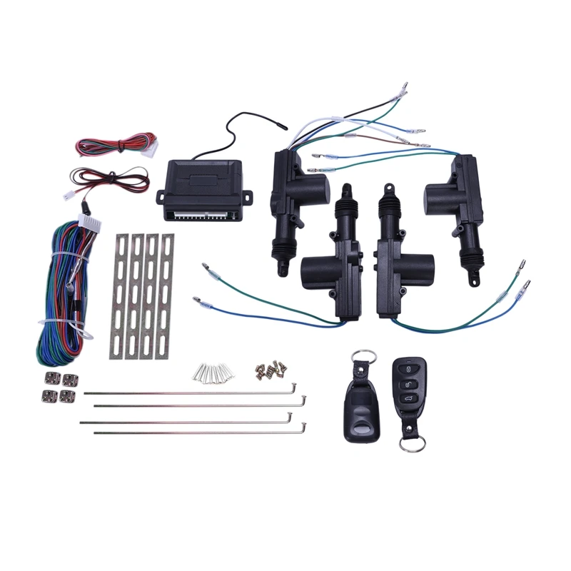 Universal Car Power Door Lock Actuator 12-Volt Motor (4 Pack) Remote Central Control Locking Keyless Entry System | Автомобили и