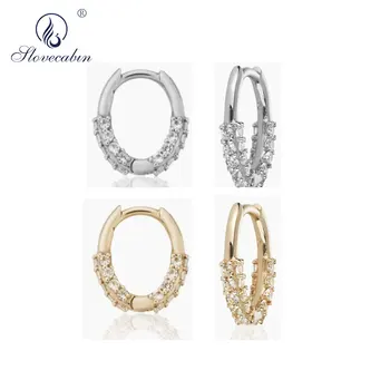 Slovecabin 925 Sterling Silver Gold Oval Huggie Circle Earring Round Women Luxury Crystal Hoop Loop Ear Clasp Earring Jewelry
Slovecabin 925 Sterling Silver Gold Oval Huggie Circle Earring Round Women Luxury Crystal Hoop Loop Ear Clasp Earring Jewelry