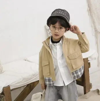 2020 new style boys patchwork coat spring fashion full sleeve kids jacket 3-8t HM680 
2020 new style boys patchwork coat spring fashion full sleeve kids jacket 3-8t HM680