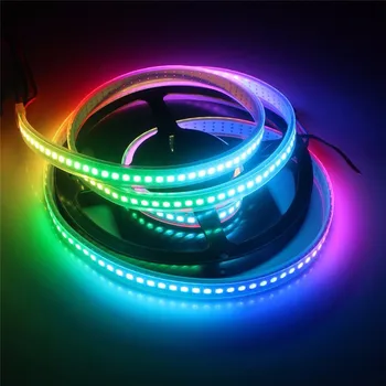 5M 300 LED Strip Light WS2812B 5050 RGB Waterproof IP67 LED Strip lamp Dream Color Changing Individual Addressable DC 5V
5M 300 LED Strip Light WS2812B 5050 RGB Waterproof IP67 LED Strip lamp Dream Color Changing Individual Addressable DC 5V