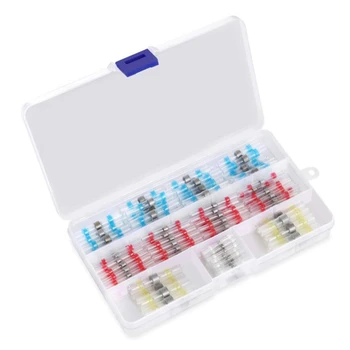 120PCS Solder Seal Wire Connectors Kit, Heat Shrink Butt Connectors, Waterproof and Insulated Electrical Wire Terminals 
120PCS Solder Seal Wire Connectors Kit, Heat Shrink Butt Connectors, Waterproof and Insulated Electrical Wire Terminals