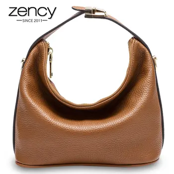 Zency 100% Genuine Leather Daily Casual Women Tote Handbag High Quality Crossbody Bag For Lady Black Brown Small Top-handle Bags
Zency 100% Genuine Leather Daily Casual Women Tote Handbag High Quality Crossbody Bag For Lady Black Brown Small Top-handle Bags