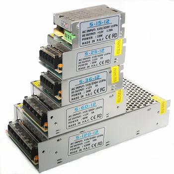 Power Supply LED Driver DC 12V Small Volume Single Transformer 5A 15A 25A 3A dc12v volt Output Switching led for LED Strip
Power Supply LED Driver DC 12V Small Volume Single Transformer 5A 15A 25A 3A dc12v volt Output Switching led for LED Strip