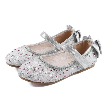New Princess Children Shoes For Girls Pu Leather Bowknot High-heeled Sandals Girls Party kids Sandals Dress Shoes Size 26-36 
New Princess Children Shoes For Girls Pu Leather Bowknot High-heeled Sandals Girls Party kids Sandals Dress Shoes Size 26-36