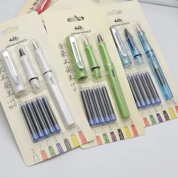 Jinhao 599a Fountain Pen 5 Blue Ink Bag Pluma Estilografica De Tinta Estilogr Fica Student Plastic Pens For Writing
Jinhao 599a Fountain Pen 5 Blue Ink Bag Pluma Estilografica De Tinta Estilogr Fica Student Plastic Pens For Writing