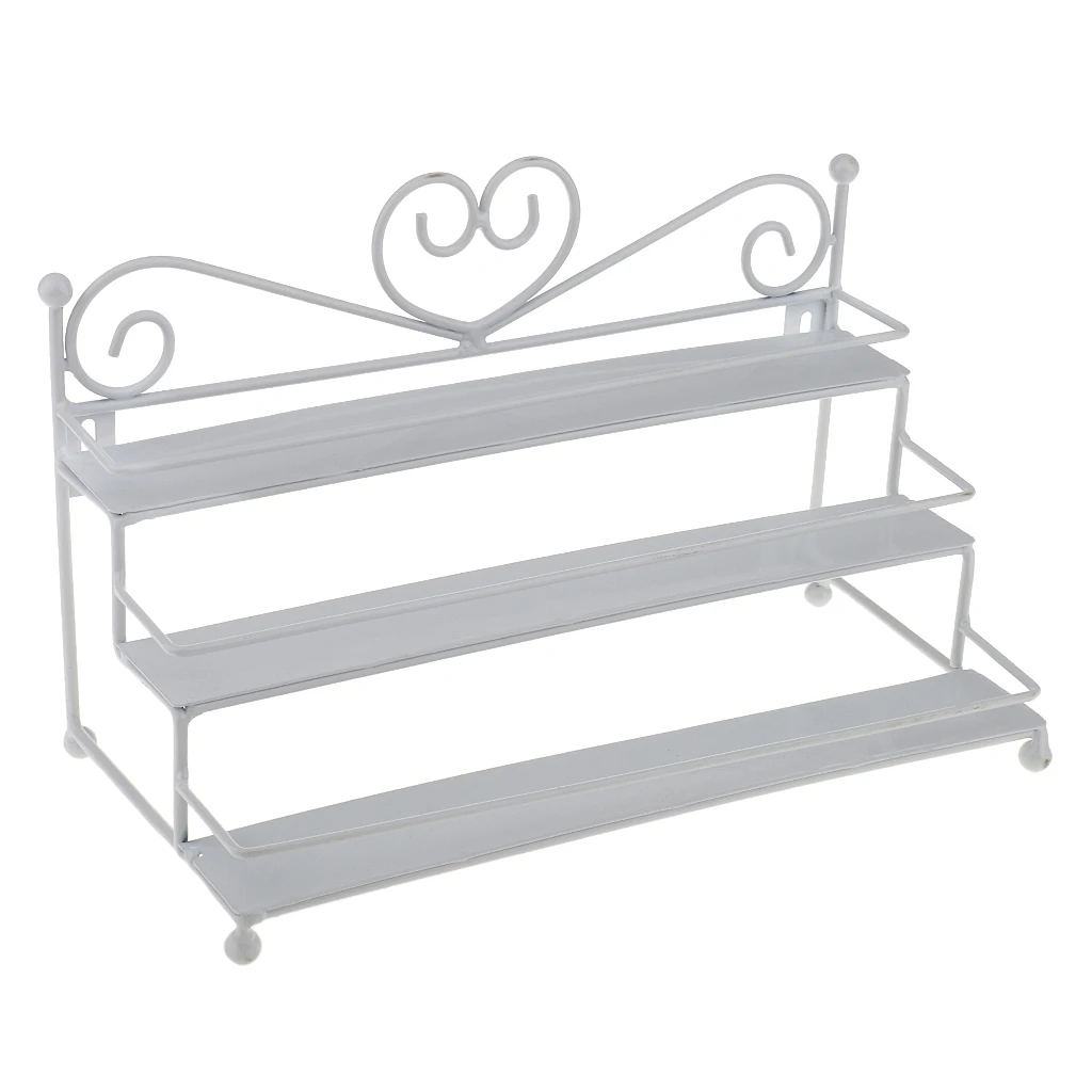 Metal Wall Mounted 3 Tier Display Rack Holder for Essential Oils Nail Polish Organizer for Salon Home Metal Wall Mounted 3 Tier Display Rack Holder for Essential Oils Nail Polish Organizer for Salon Home