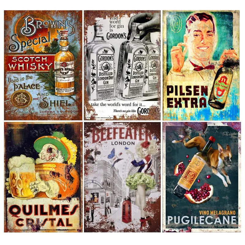 Vermouth Poster Whisky Beer Shbby Chic Metal Signs Bar Club Pub Home Decor Rhum Vintage Tin Signs Man Cave Wall Plaque ZSS47
Vermouth Poster Whisky Beer Shbby Chic Metal Signs Bar Club Pub Home Decor Rhum Vintage Tin Signs Man Cave Wall Plaque ZSS47