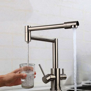 360 Degree Turn Multi-Function Sink Kitchen Faucet Hot And Cold Faucet Folding Kitchen Faucet+Direct Drinking Faucet
360 Degree Turn Multi-Function Sink Kitchen Faucet Hot And Cold Faucet Folding Kitchen Faucet+Direct Drinking Faucet