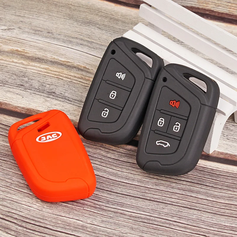 Silicone rubber car key fob Protect skin sticker cover case shell hood for JAC S2 S3 S4 S5 S7 Smart Remote keychain accessory
Silicone rubber car key fob Protect skin sticker cover case shell hood for JAC S2 S3 S4 S5 S7 Smart Remote keychain accessory