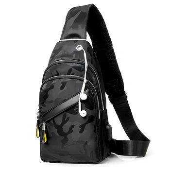 Brand Chest Pack Men Casual Shoulder Crossbody Bag USB Charging Chest Bag Waterproof Oxford Travel Sling Bag Messenger Bag Male
Brand Chest Pack Men Casual Shoulder Crossbody Bag USB Charging Chest Bag Waterproof Oxford Travel Sling Bag Messenger Bag Male