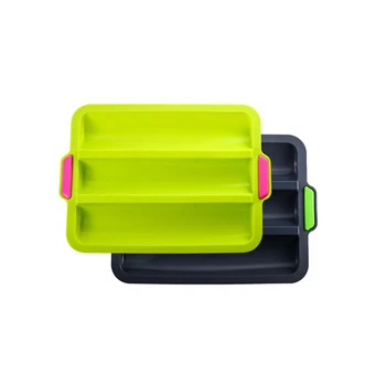 3 Slot Silicone Kitchen French Bread Mould Cakes Baguette Restaurant Non Stick DIY Baking Tray
3 Slot Silicone Kitchen French Bread Mould Cakes Baguette Restaurant Non Stick DIY Baking Tray