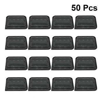 50pcs Disposable Fruit Takeaway Food Packaging Take Out Box Salad Cake Packing Container Rectangle Takeout Food Box (Black) 
50pcs Disposable Fruit Takeaway Food Packaging Take Out Box Salad Cake Packing Container Rectangle Takeout Food Box (Black)