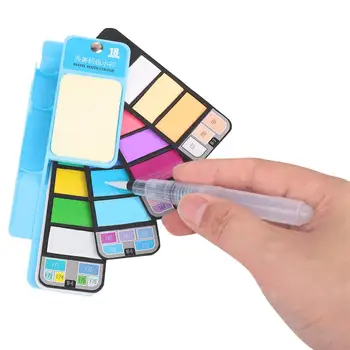 18colors Professional Student Pigment Set with Waterbrush Solid Color Set Colors Art Supplies Permanent Solid Graffiti
18colors Professional Student Pigment Set with Waterbrush Solid Color Set Colors Art Supplies Permanent Solid Graffiti
